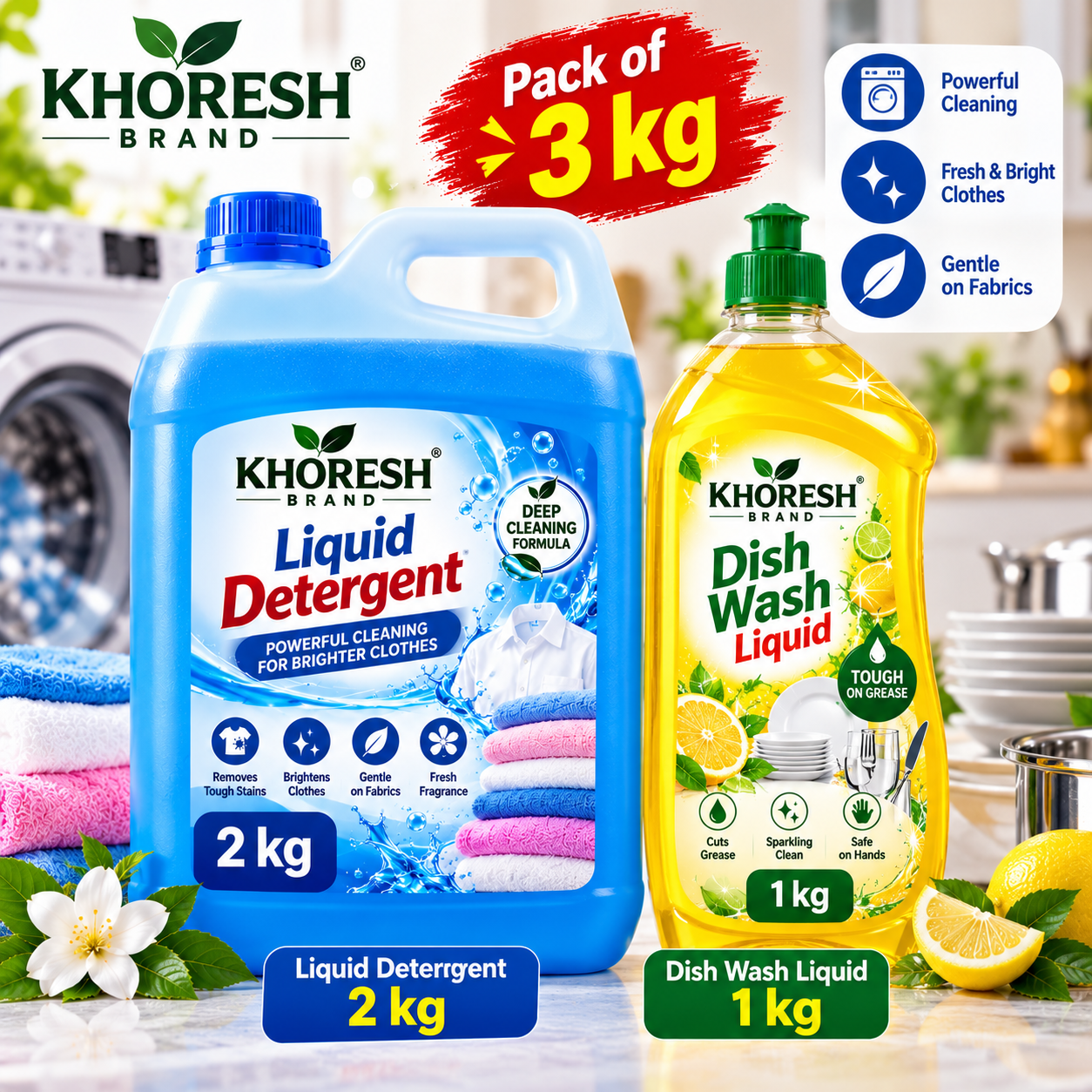 Home khoresh 3 kg cleaning bundle