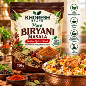 premium biryani masala spice advertisement