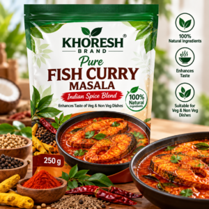pure fish curry masala packaging